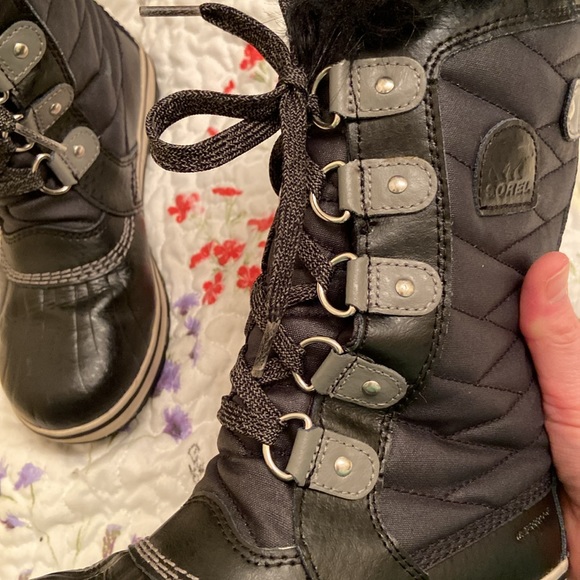 NWOT Sorel Tofino ll Boots Unisex Boy Girl SZ 3 Faux Fur Waterproof Cold Weather - Picture 4 of 14